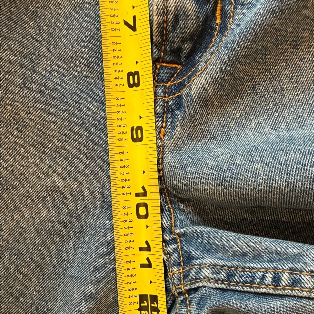 H&M Divided Mom Jeans Light Wash High Rise Tapered Leg Women’s Size 10 - Picture 4 of 12